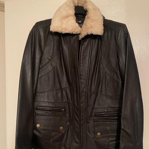 A.N.A lamb skin jacket - Picture 3 of 7